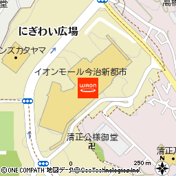 イオンスタイル今治新都市付近の地図