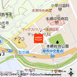 マックスバリュ本郷店付近の地図