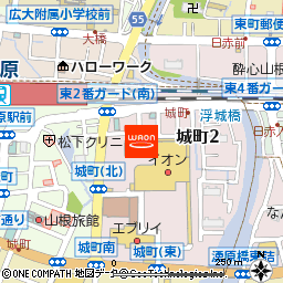 イオン三原店付近の地図