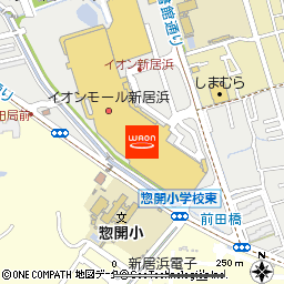 イオンモール新居浜付近の地図
