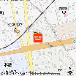 フジ本郷店付近の地図