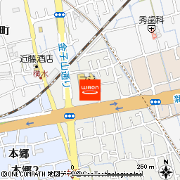 フジ本郷店付近の地図