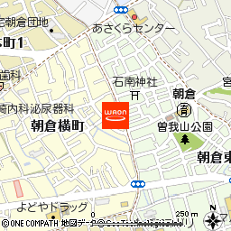 ミモザ　フジグラン高知店付近の地図