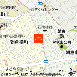 ミモザ　フジグラン高知店付近の地図