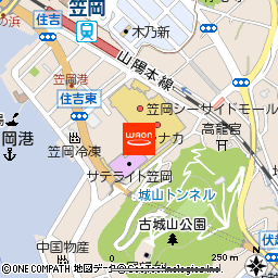 マルナカ笠岡店付近の地図