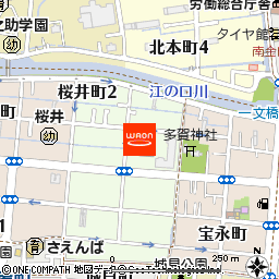 フジ桜井店付近の地図