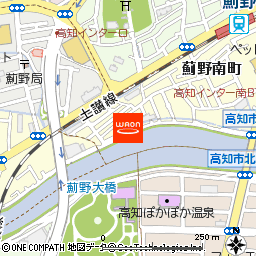 大阪王将　高知南川添店付近の地図