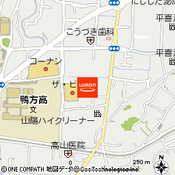 ザ・ビッグ鴨方店付近の地図