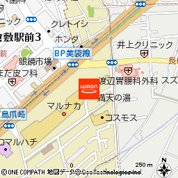 マルナカ新倉敷店付近の地図