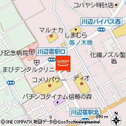 ザグザグ真備　付近の地図