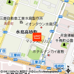 マックスバリュイオンタウン水島店付近の地図