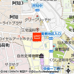 倉敷ロイヤルアートホテル　日本料理倉敷付近の地図