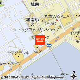 ザ・ビッグ丸亀城南店付近の地図