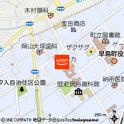 マルナカ早島店付近の地図