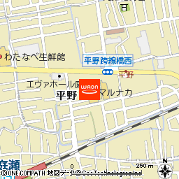 マルナカ庭瀬店付近の地図