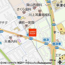 マルナカ一宮店付近の地図