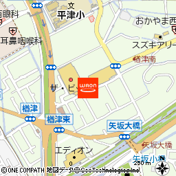 ザ・ビッグ岡山一宮店付近の地図