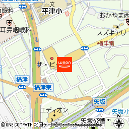 ザ・ビッグ岡山一宮店付近の地図