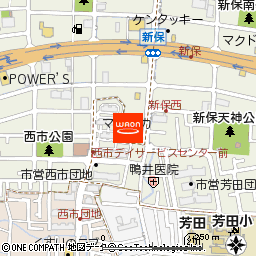 マルナカ芳田店付近の地図