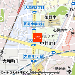 マルナカ中井町店付近の地図