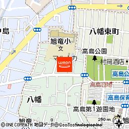 マルナカ八幡店付近の地図