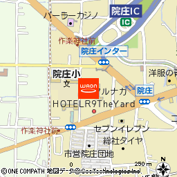 マルナカ院庄店付近の地図