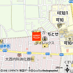 マルナカ益野店付近の地図