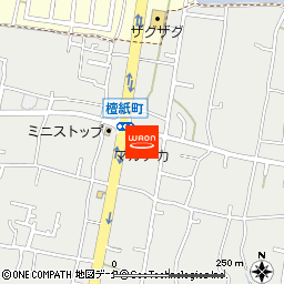 マルナカ檀紙店付近の地図