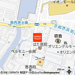 ストレート　高松店付近の地図