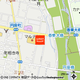 マルナカ円座店付近の地図