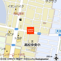 アロバー松縄店付近の地図