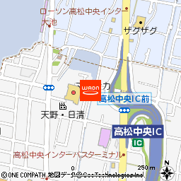 マルナカ林店付近の地図