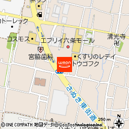 さかえドライエブリイ六条店付近の地図