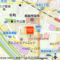 イオン鳥取店付近の地図