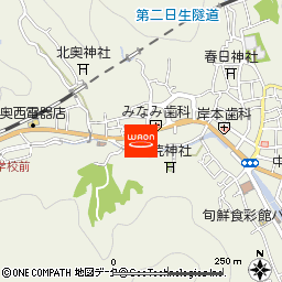 星尾豆富店付近の地図