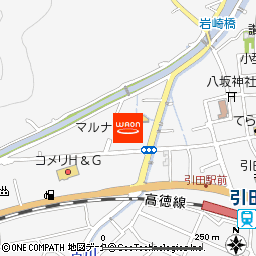 マルナカ引田店付近の地図