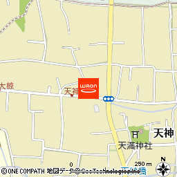 ミモザ　フジグラン石井店付近の地図