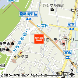 ジョーシン竜野ダイエー店付近の地図