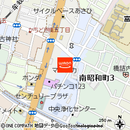 マルナカ昭和店付近の地図