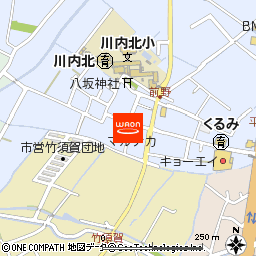 マルナカ大松店付近の地図