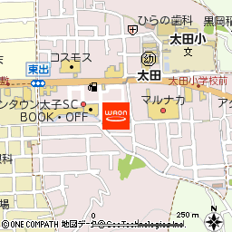 マックスバリュイオンタウン太子店付近の地図