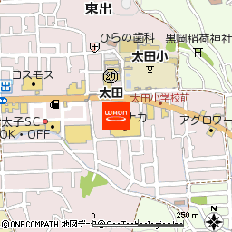 マルナカ太子店付近の地図