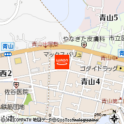 マックスバリュ青山店付近の地図