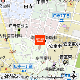 ピザ・リトルパーティー田寺店付近の地図