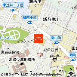 マックスバリュ城の西店付近の地図