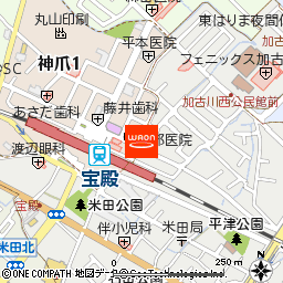 そうごう薬局　宝殿駅前店付近の地図