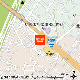 六萬石加古川本店付近の地図
