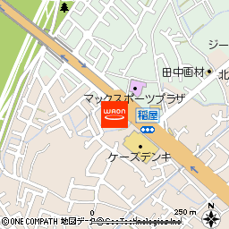 六萬石加古川本店付近の地図