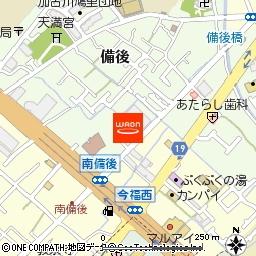 ごくらくや佛檀店付近の地図