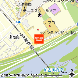 マックスバリュ加古川西店付近の地図